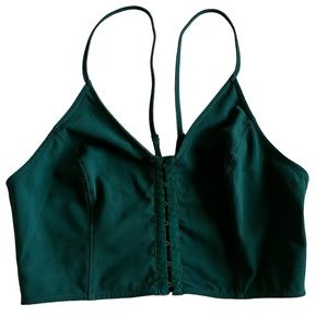 Free People Intimately Green Hook Bralette
